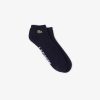 Chaussettes | LACOSTE Chaussettes Basses Lacoste Sport En Coton Stretch Avec Marquage