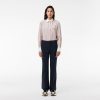 Pantalons & Shorts | LACOSTE Pantalon Habille Taille Haute Coupe Flare