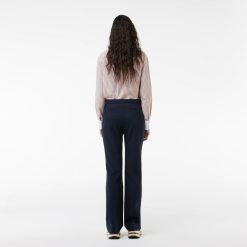 Pantalons & Shorts | LACOSTE Pantalon Habille Taille Haute Coupe Flare