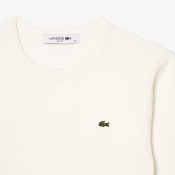 T-Shirts | LACOSTE T-Shirt Cotele Manches Longues En Coton