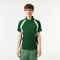 Polos | LACOSTE Polo Homme Lacoste Color-Block En Petit Pique De Coton