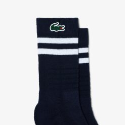 Chaussettes | LACOSTE Chaussettes Tennis En Jersey Respirant