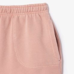 Pantalons & Shorts | LACOSTE Shorty En Molleton De Coton Teinture Naturelle