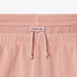 Pantalons & Shorts | LACOSTE Shorty En Molleton De Coton Teinture Naturelle