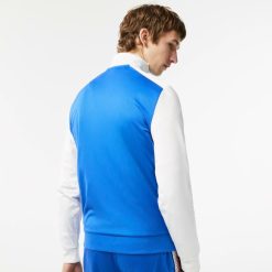 Vetements De Sport | LACOSTE Sweatshirt Zippe Homme Lacoste Tennis Indemaillable