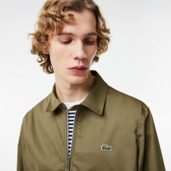 Manteaux & Vestes | LACOSTE Veste Courte En Coton Deperlant