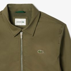 Manteaux & Vestes | LACOSTE Veste Courte En Coton Deperlant