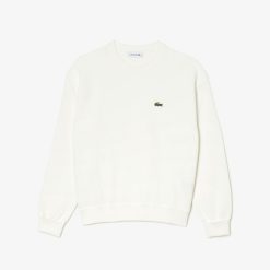 Pullovers | LACOSTE Pull Col Rond Femme Lacoste En Coton Biologique