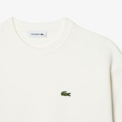 Pullovers | LACOSTE Pull Col Rond Femme Lacoste En Coton Biologique