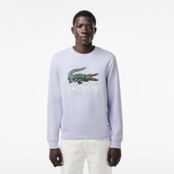 Sweatshirts | LACOSTE Sweatshirt Classic Fit En Molleton De Coton