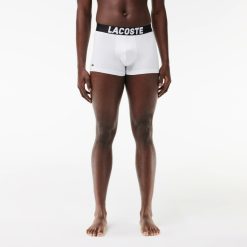 Sous-Vetements & Vetements D'Interieur | LACOSTE Lot De 3 Boxers Courts Homme Avec Marquage Lacoste En Jersey