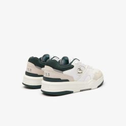 Sneakers | LACOSTE Sneakers Lineshot Femme En Cuir Avec Col En Mesh