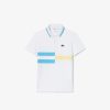 Vetements Garcon | LACOSTE Polo Tennis Raye En Pique Ultra-Dry