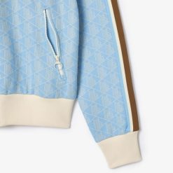 Sweatshirts | LACOSTE Hoodie Zippe En Jacquard Monogramme