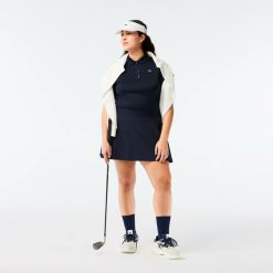 Vetements De Sport | LACOSTE Jupe Femme Golf Lacoste Sport Avec Shorty Integre Ultra-Dry