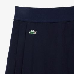 Vetements De Sport | LACOSTE Jupe Femme Golf Lacoste Sport Avec Shorty Integre Ultra-Dry