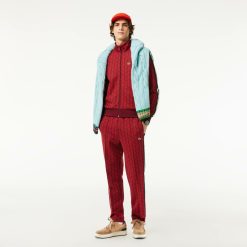 Survetements | LACOSTE Sweatshirt Zippe Paris Jacquard Monogramme