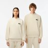 Sweatshirts | LACOSTE Sweatshirt Jogger Unie Lacoste Loose Fit Avec Badge Crocodile