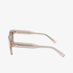 Lunettes De Soleil | LACOSTE Lunettes De Soleil L.12.12 Trim Ovales