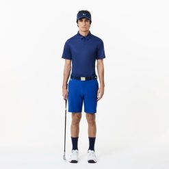 Vetements De Sport | LACOSTE Polo Golf Avec Mini Imprime Ultra-Dry Anti-Uv