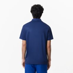 Vetements De Sport | LACOSTE Polo Golf Avec Mini Imprime Ultra-Dry Anti-Uv