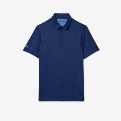 Vetements De Sport | LACOSTE Polo Golf Avec Mini Imprime Ultra-Dry Anti-Uv