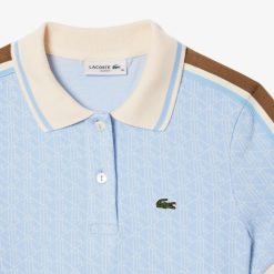 Polos | LACOSTE Polo Slim Fit Jacquard Monogramme Lacoste