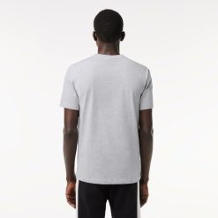 T-Shirts | LACOSTE T-Shirt Color-Block Regular Fit Imprime Lacoste