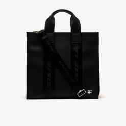 Sacs A Main & Cabas | LACOSTE Sac Cabas Unie Avec Marquages Et Imprime Contraste