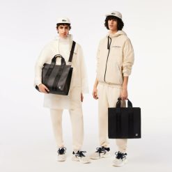 Sacs A Main & Cabas | LACOSTE Sac Cabas Unie Avec Marquages Et Imprime Contraste