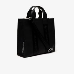 Sacs A Main & Cabas | LACOSTE Sac Cabas Unie Avec Marquages Et Imprime Contraste