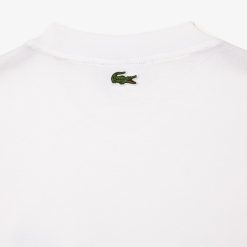 T-Shirts | LACOSTE T-Shirt En Jersey De Coton Epais Avec Badges