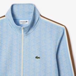 Sweatshirts | LACOSTE Sweatshirt Zippe Paris Jacquard Monogramme