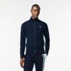 Vetements De Sport | LACOSTE Sweatshirt Tennis Zippe En Tissu Indemaillable