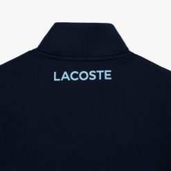 Vetements De Sport | LACOSTE Sweatshirt Tennis Zippe En Tissu Indemaillable