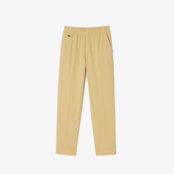 Vetements Garcon | LACOSTE Pantalon Chino Garcon Lacoste En Gabardine De Coton Stretch