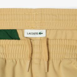 Vetements Garcon | LACOSTE Pantalon Chino Garcon Lacoste En Gabardine De Coton Stretch