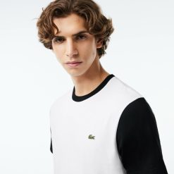 T-Shirts | LACOSTE T-Shirt Color-Block Regular Fit En Jersey