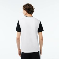 T-Shirts | LACOSTE T-Shirt Color-Block Regular Fit En Jersey