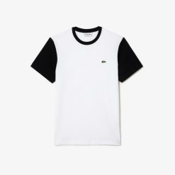 T-Shirts | LACOSTE T-Shirt Color-Block Regular Fit En Jersey