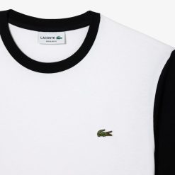 T-Shirts | LACOSTE T-Shirt Color-Block Regular Fit En Jersey