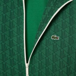 Survetements | LACOSTE Sweatshirt Zippe Paris Jacquard Monogramme