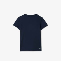 Vetements Garcon | LACOSTE T-Shirt Tennis En Pique Ultra-Dry