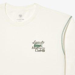 Vetements De Sport | LACOSTE T-Shirt Homme Lacoste Sport Edition Roland Garros En Jersey Epais