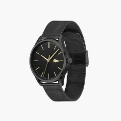 Montres | LACOSTE Montre Vienna Homme Avec Bracelet En Acier Noir Plaque Ionique