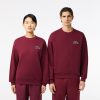 Sweatshirts | LACOSTE Sweatshirt Jogger Unie Lacoste Loose Fit Avec Badge Crocodile