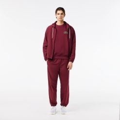 Sweatshirts | LACOSTE Sweatshirt Jogger Unie Lacoste Loose Fit Avec Badge Crocodile