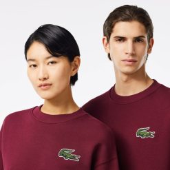 Sweatshirts | LACOSTE Sweatshirt Jogger Unie Lacoste Loose Fit Avec Badge Crocodile