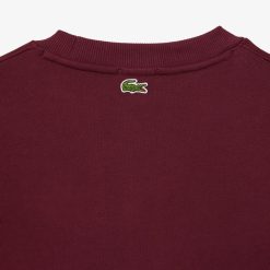 Sweatshirts | LACOSTE Sweatshirt Jogger Unie Lacoste Loose Fit Avec Badge Crocodile