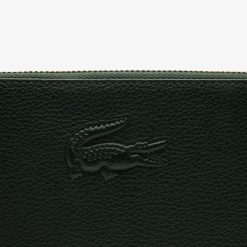 Portefeuilles & Petite Maroquinerie | LACOSTE Grand Portefeuille Zippe City Court En Cuir